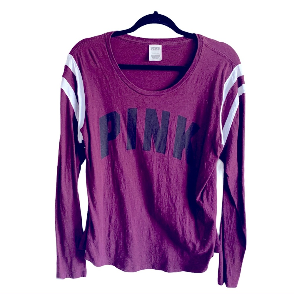PINK VS varsity logo tee